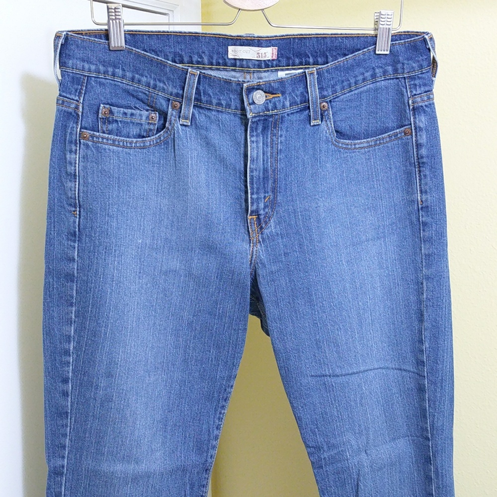 Levi's 515 Boot Cut Jeans - Sz 12S (Slim) - Picture 2 of 8
